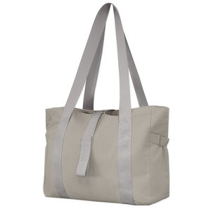 Wrapables Yoga Tote Bag, Gym, Work, Overnight, Travel Bag, Gray - 1 of 4
