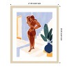 Amanti Art Terracotta Woman by Ivy Green Illustrations Wood Framed Wall Art Print - 3 of 4
