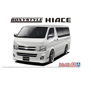 Aoshima: 1/24 Boxystyle TRH200V Toyota Hiace GL'10 Scale Model Kit #03 - 1 of 3