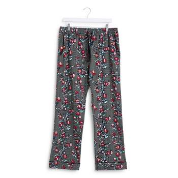 Adr Women's 2-pack Plush Fleece Pajama Bottoms With Pockets