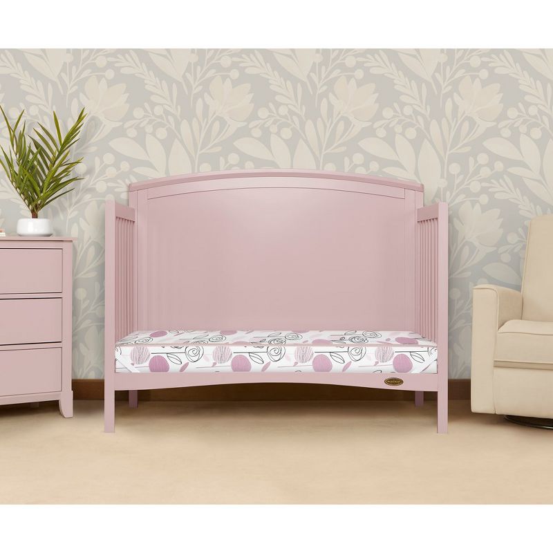 Dream On Me Floral Dreams Firm Fiber Standard Baby Crib Mattress, 5 of 7