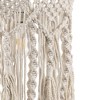 DORESshop Bohemian 1-Light White Pendant Light with Adjustable Macrame Rattan Lamp Shade and Length, Plug-In - 4 of 4
