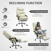 TopComfy Accent Chairs Overstuffed Office Chair High Back Desk Chair Soft Seat Plush Padding Comfortable Chair for Office, White, 26.4"*26.4"*49.2" - 4 of 4