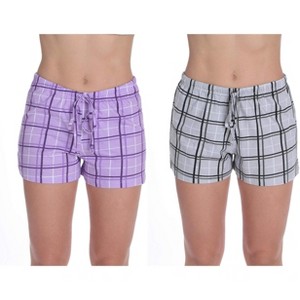 Just Love Womens Pajama Shorts  Soft Cotton Lounge Sleep Shorts with Drawstring Waist - 1 of 4