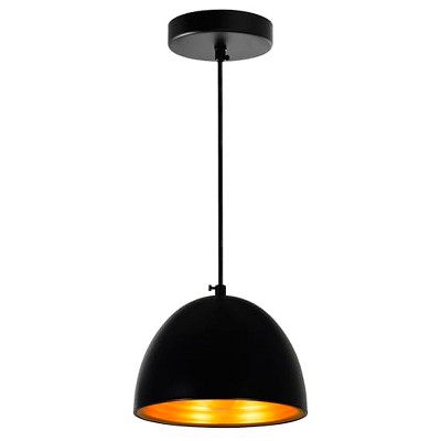 CWI Lighting Modest 1 Light Down Mini Pendant With Black Finish