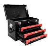 Belatt 3-Drawer Portable Tool Cabinet - Ball-Bearing Slides, 15KG/Drawer, Powder-Coated Steel, Dual Side Handles & Key Lock - 2 of 4
