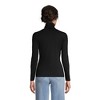 Lands' End Women's Lightweight Jersey Skimming Long Sleeve Turtleneck - 2 of 4
