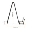 Unique Bargains Iron Durable Rounded Corner Book Decorative Easels or Stands 3 Pcs - 2 of 4