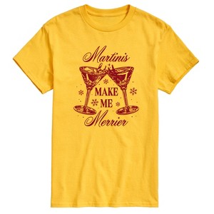 Men's - Instant Message - Martinis Merrier Short Sleeve Graphic T-Shirt - 1 of 4