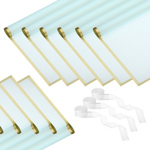 Unique Bargains Waterproof Flower Wrapping Paper with Ribbons for DIY Crafts Gift Packaging - 1 of 4