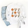 Simply Sage Market Women's Graphic Sweatshirt Basketball Collage - 2 of 4
