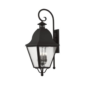 Livex Lighting Amwell 4 - Light Wall Light in  Black - 1 of 4