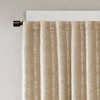 PAGED Jacquard Lined Blackout Curtain Panel with Total Blackout Rod Pocket and Back Tab, Darkening Privacy for Living Room - 4 of 4