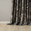 Kumasinova 2PCS Paisley Jacquard Faux Silk Curtain Panel,Window Curtains with Light Filtering,Rod Pocket/Back Tab,OEKO-TEX Certified - 4 of 4