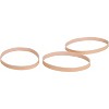 Business Source Rubber Bands Size 64 1 lb./BG 3-1/2"x1/4" Natural Crepe 15748 - 3 of 4