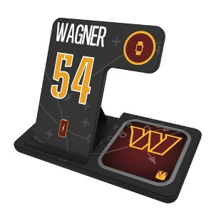 NFL Washington Commanders Players Game Tactic 15-Watt 3 in 1 Charging Station - 1 of 4