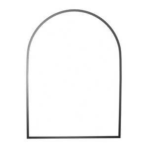 PexFix Arched Mirror for Entryway Bathroom Wall Decor Metal Frame Wall Mounted Mirror 2-Pieces - 1 of 4