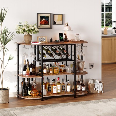 Bar Cart with Power Outlet