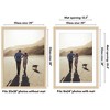 Americanflat 20x28 Picture Frame with Polished Plexiglass, Use as 16x24 Frame with Mat or 20x28 Frame Without Mat, Hudson Collection, Natural Oak - 2 of 4