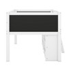 Kids Loft Bed with Movable Shelves, Wood Low Twin Size Loft Bed Frame with Decorative Guardrail Chalkboard for Girls Boys - 4 of 4