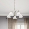 Livex Lighting Essex 5 - Light Chandelier in  Brushed Nickel - 4 of 4