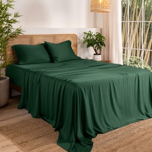Rayon from Bamboo Solid Deep Pocket Sheet Set by Bare Home - 1 of 4