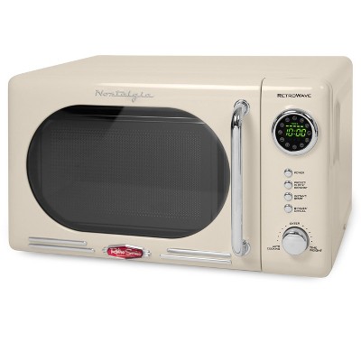 Nostalgia Retro 0.7 Cubic Foot 700-Watt Countertop Microwave Oven