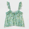 Women's Scoop Neck Chiffon Flutter Tank Top - Wild Fable™ - 4 of 4