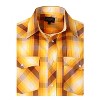 Gioberti Men's Western Cowboy Short Sleeve Shirt with Snap Buttons - 3 of 4