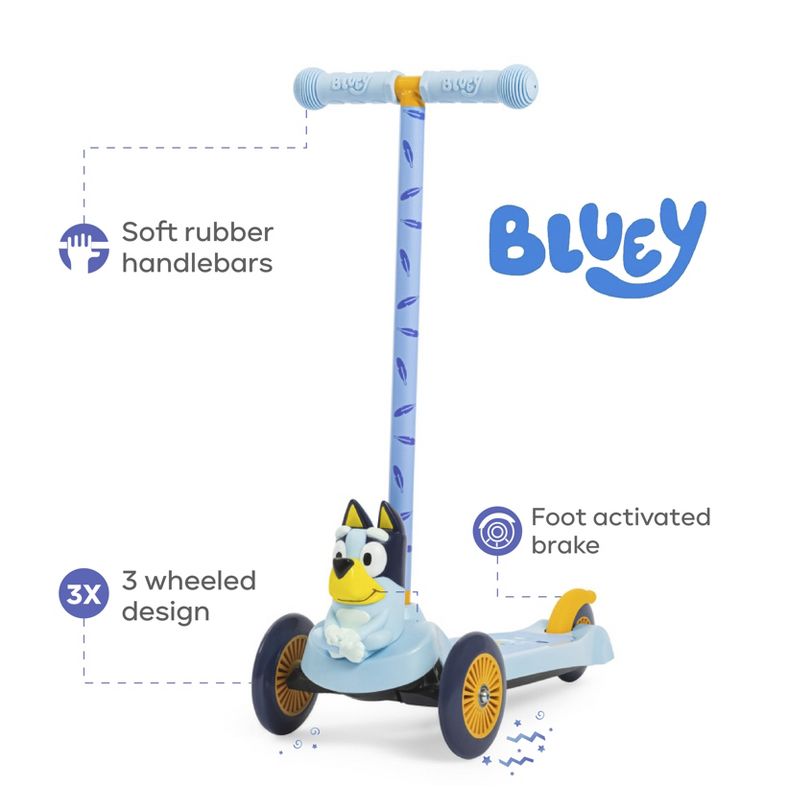 Bluey 3 Wheeled Self Balancing Scooter, 1 of 8