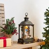 Danya B. Tabletop Antique Black and Gold Ornate Christmas Nativity Scene Diorama Lighted Lantern Decoration - 4 of 4