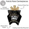 Big Dot of Happiness Prom - Table Decorations - Prom Night Party Fold and Flare Centerpieces - 10 Count - 3 of 4