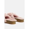 Fuzz Bow Fur Women Flats - 2 of 4