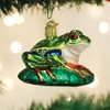 Old World Christmas Blown Glass Ornament for Christmas Tree, Red Eyed Tree Frog - 2 of 4