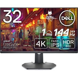 Manufacturer Refurbished Dell G3223Q 32" 4K (3840x2160) LED FreeSync Monitor, Black - 1 of 4