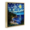 Stupell Industries Acadia National Park Post Impressionist Floating Frame Canvas Art - 2 of 4