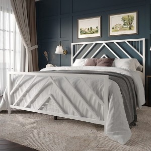 CasePiece Metal Platform Bed - 1 of 4