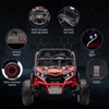 Ride On Car, Electric Car Toy, Remote Control, 24V 7AH Battery Powered Toy, 4-Wheeler Suspension, 2 Seater Ride on Toys for Kids - 3 of 4