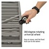 Whisen 48" Metal Dog Crate with 4 Lockable Wheels - 4 of 4