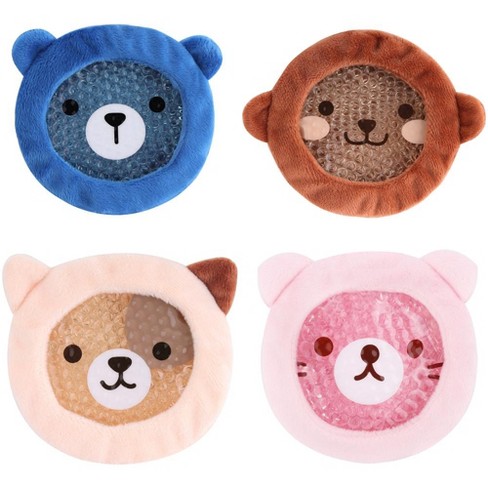 Reusable Gel Ice Packs & Warm Compress Animals Set for Kids