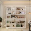 Famapy Combination Living Room Display Cabinet Tempered Glass Display Cabinet Storage Solutions - 3 of 4