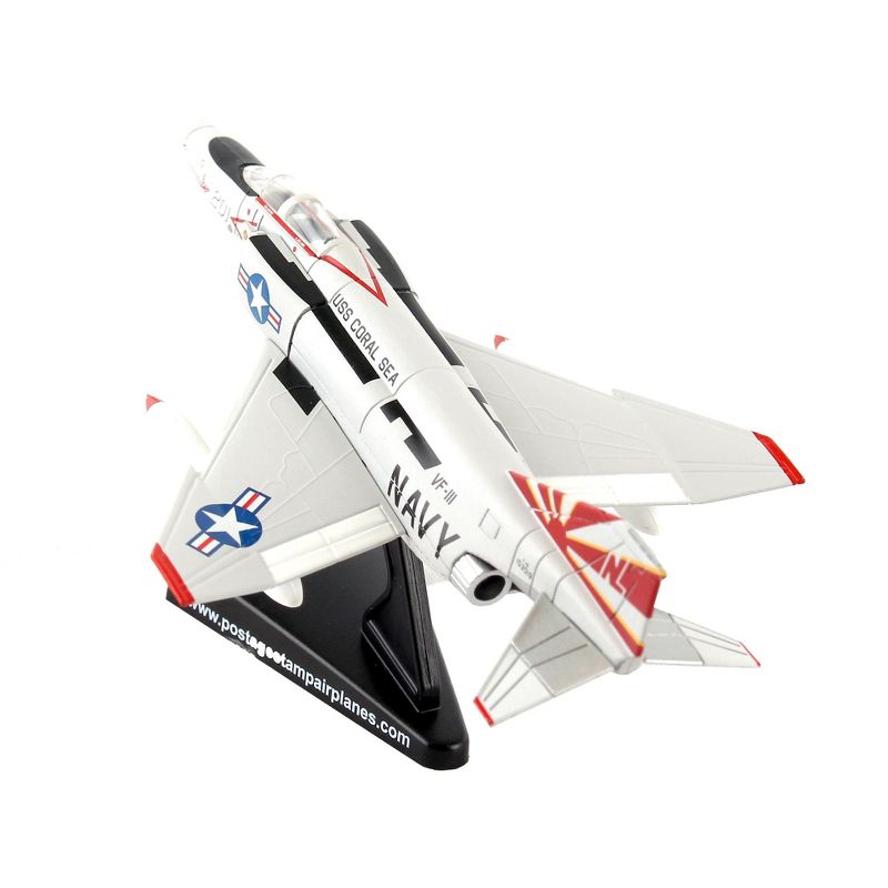 McDonnell Douglas F-4B Phantom II Fighter Aircraft "VF-111 Sundowners" US Navy 1/155 Diecast Model Airplane by Postage Stamp, 3 of 7