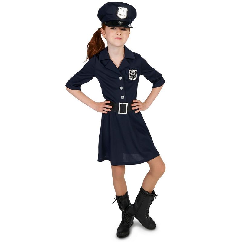 Forum Novelties Child Police Girl Costume, 2 of 3