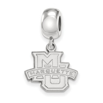 Black Bow Jewelry Sterling Silver Marquette Golden Eagles NCAA Bead Charm