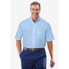 KingSize Men's Big & Tall Tall Wrinkle Free Short-Sleeve Oxford Dress Shirt - 4 of 4