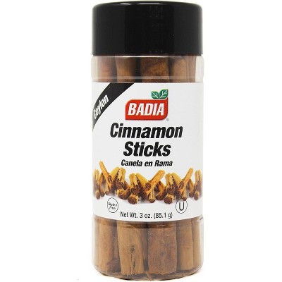 Cinnamon Sticks - 3 oz - Badia Spices