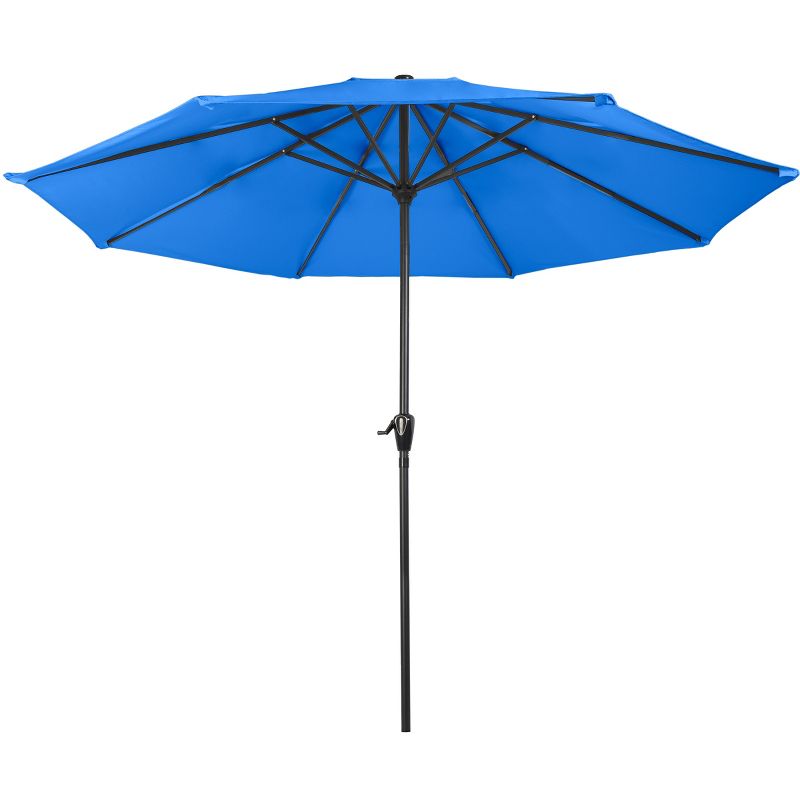 Nature Spring 9-ft Easy Crank Patio Umbrella with Vented Canopy for Deck, Balcony, Backyard, or Pool, 3 of 6