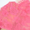 Anna-Kaci Women's Sheer Floral Lace Triangle Mantilla Scarf Lightweight Tassel Shawl Wrap Head Scarf - 4 of 4