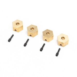 Axial AXI312005 Hex Hubs Brass (7g) (4): UTB18 Capra 1/18 - 1 of 1