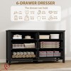 3/6/7 Drawer Dresser for Bedroom,  29"/47'' /54'' Wide Dresser, Chest of Drawers, Wooden Dressers Chest with Clothes Storage Cabinet - 4 of 4